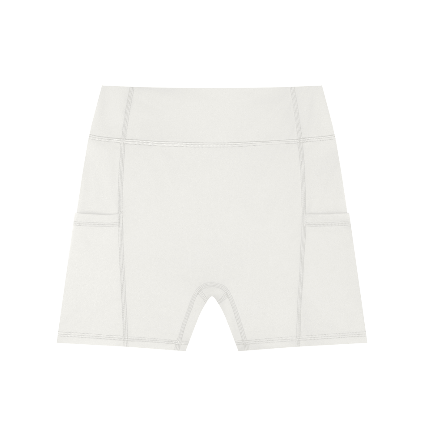 High-Waisted Pocket Halo Biker Shorts