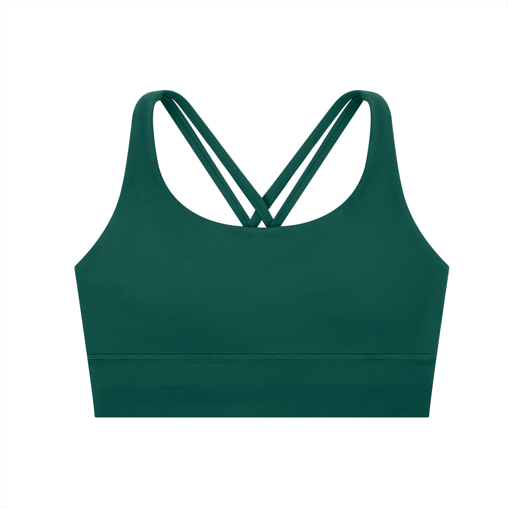 Strappy Criss-Cross Halo Sports Bra