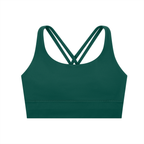 Strappy Criss-Cross Halo Sports Bra