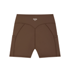 High-Waisted Pocket Halo Biker Shorts