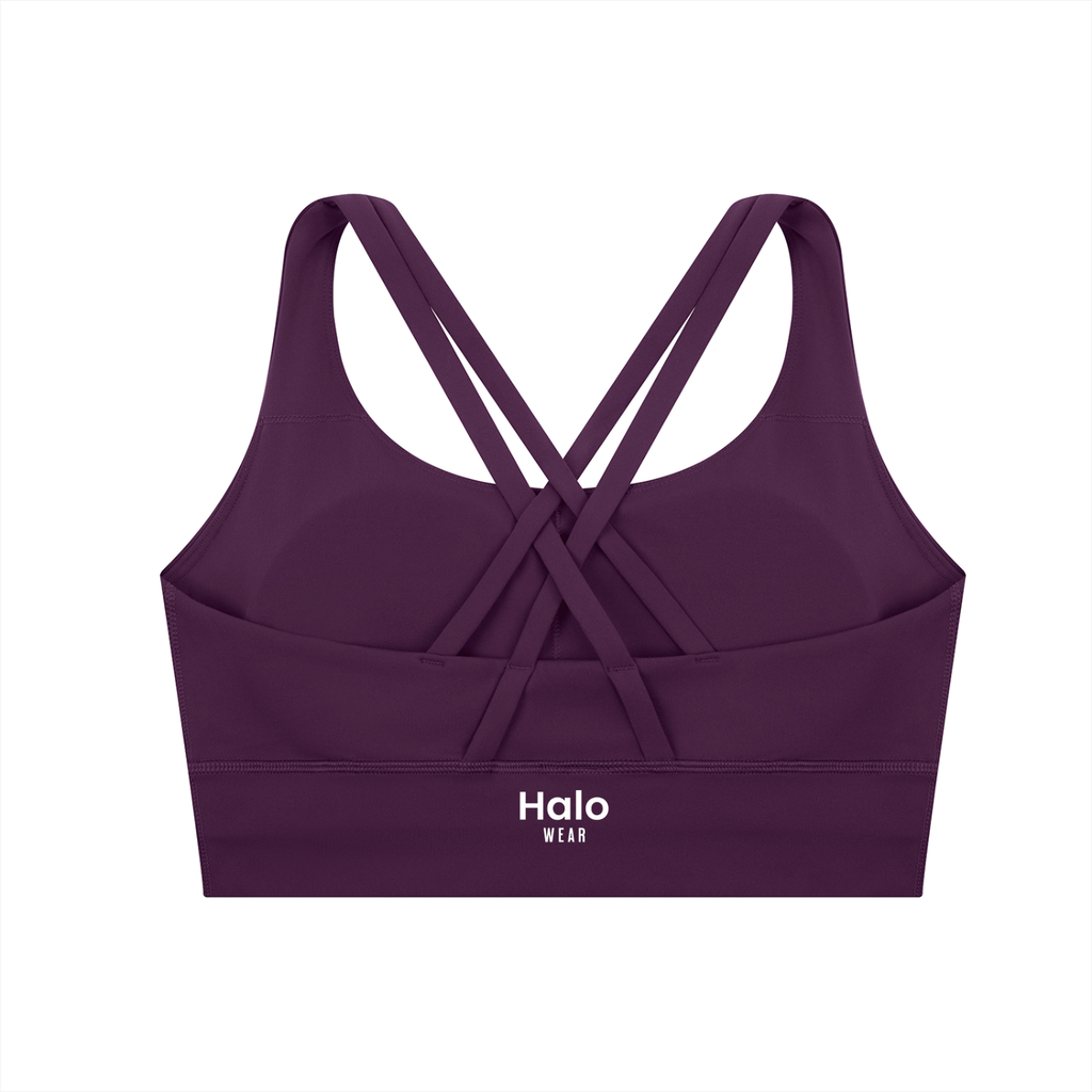 Strappy Criss-Cross Halo Sports Bra