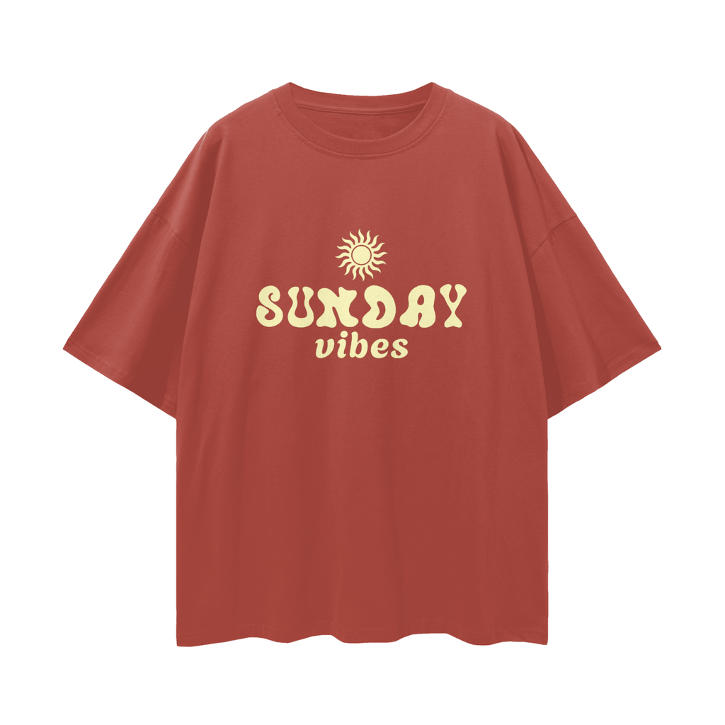 Sundayy Vibes Drop Shoulder T-Shirt