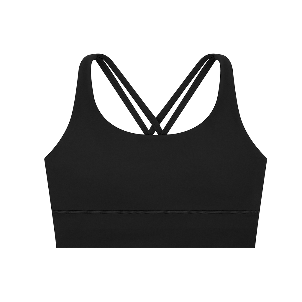 Strappy Criss-Cross Halo Sports Bra
