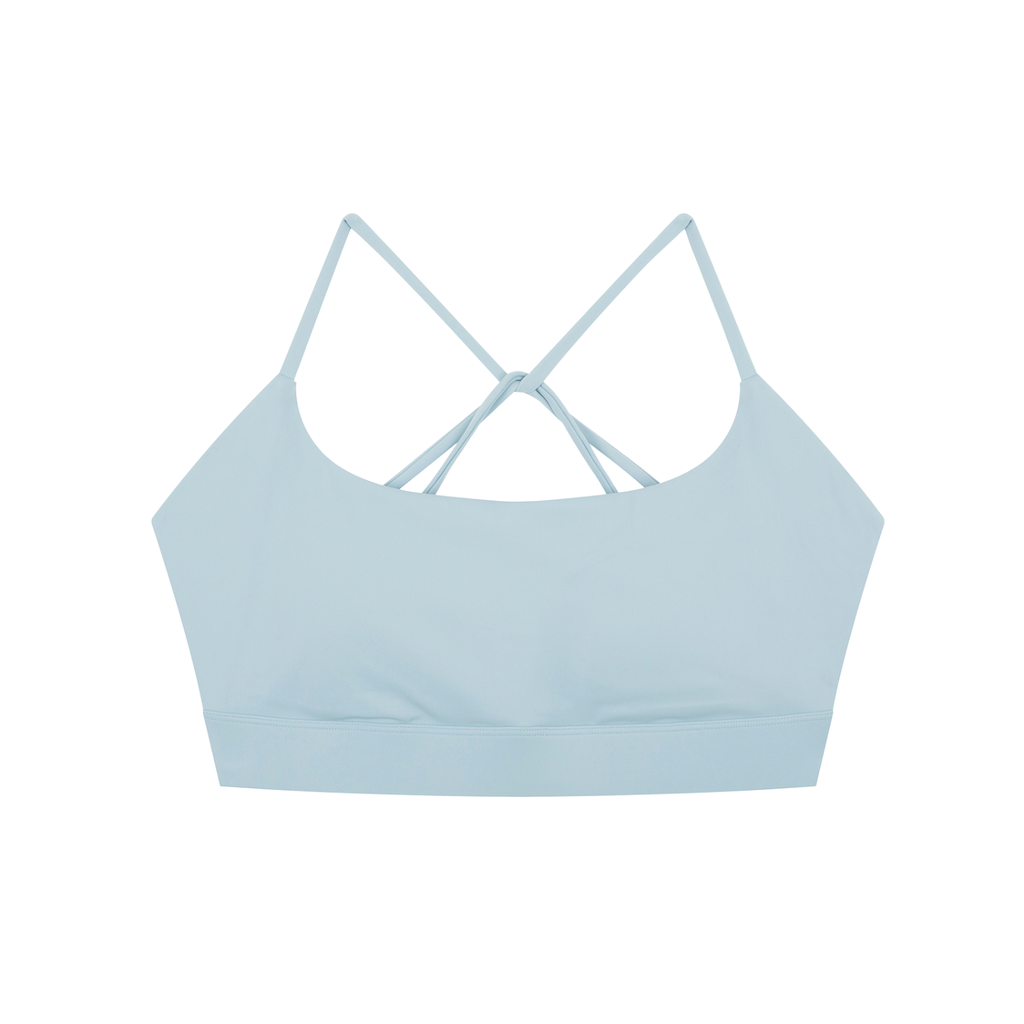 Strappy Criss Cross Yoga Sports Bra