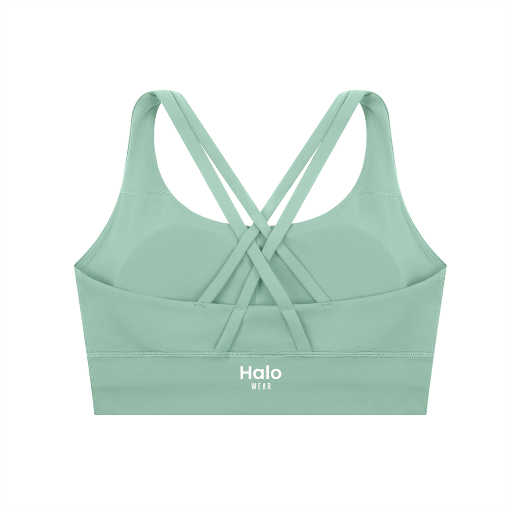 Strappy Criss-Cross Halo Sports Bra