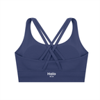 Strappy Criss-Cross Halo Sports Bra