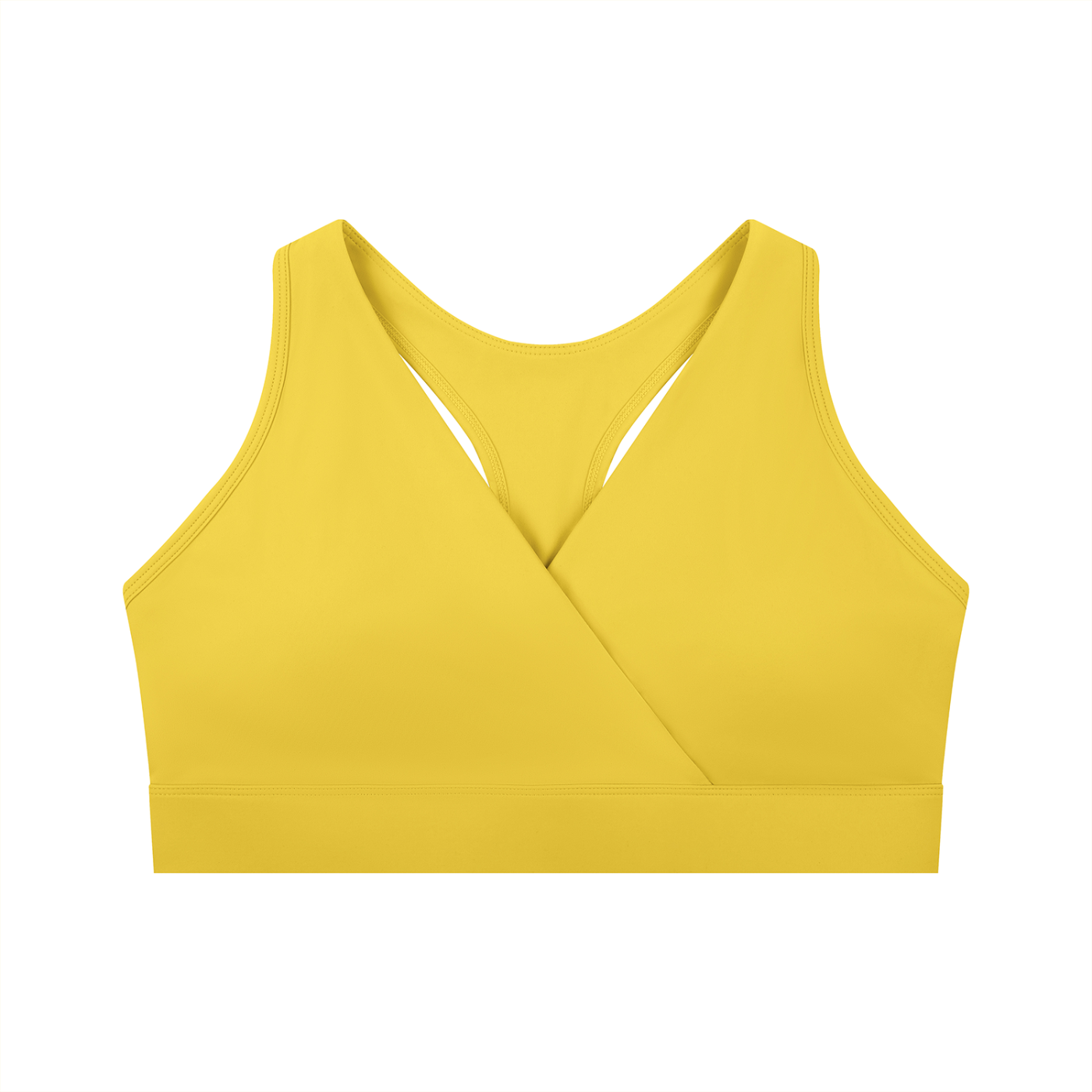 Crossover V-Neck Sports Bra