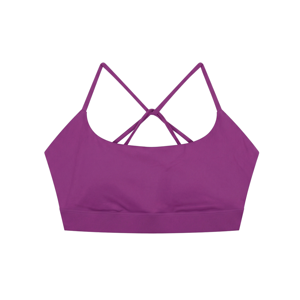 Strappy Criss Cross Yoga Sports Bra