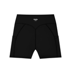 High-Waisted Pocket Halo Biker Shorts