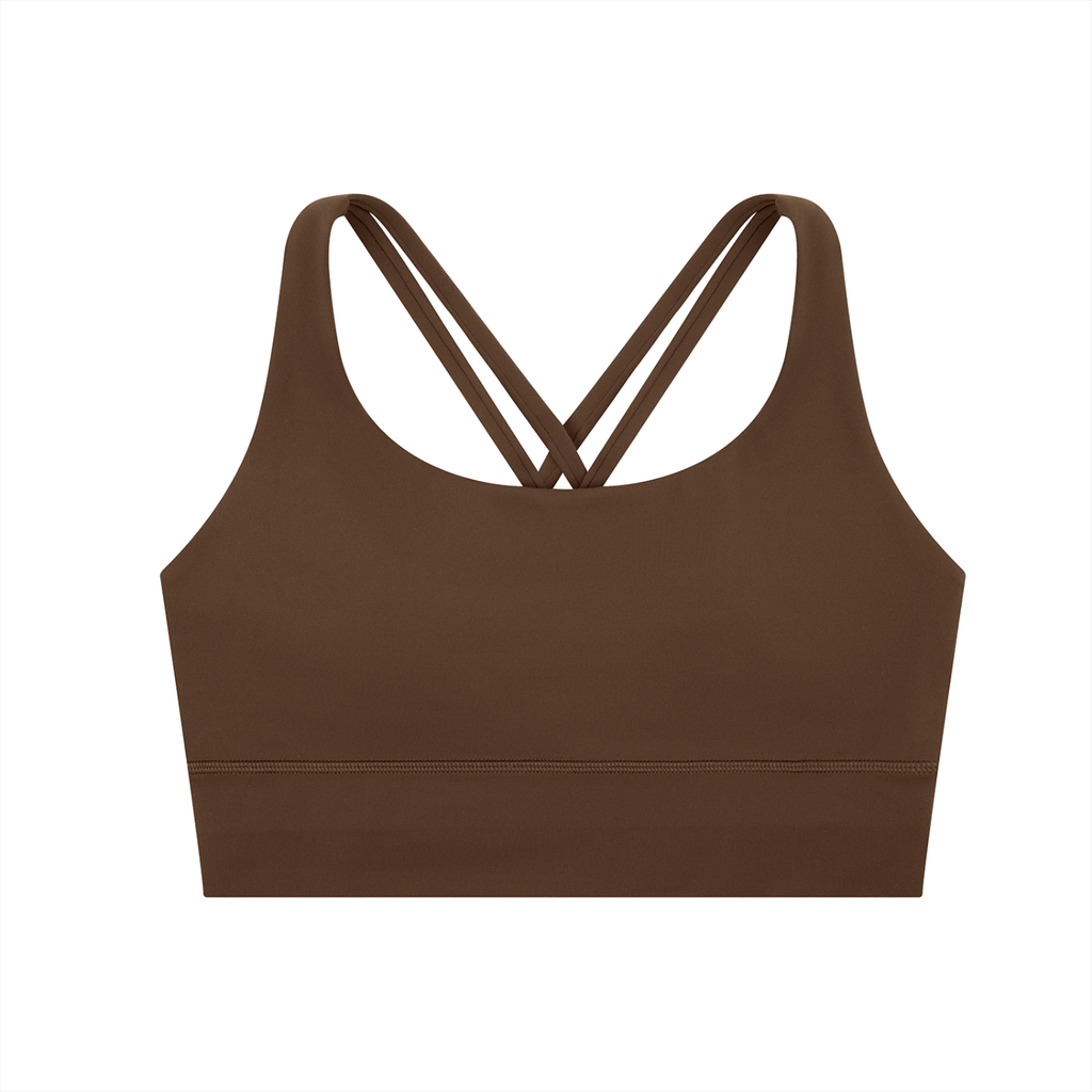 Strappy Criss-Cross Halo Sports Bra