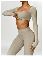 Women's Long Sleeve Gym Set