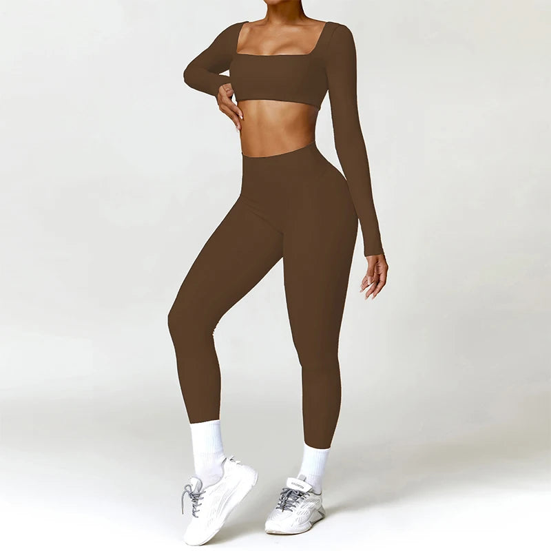 Women’s Long Sleeve Gym Set