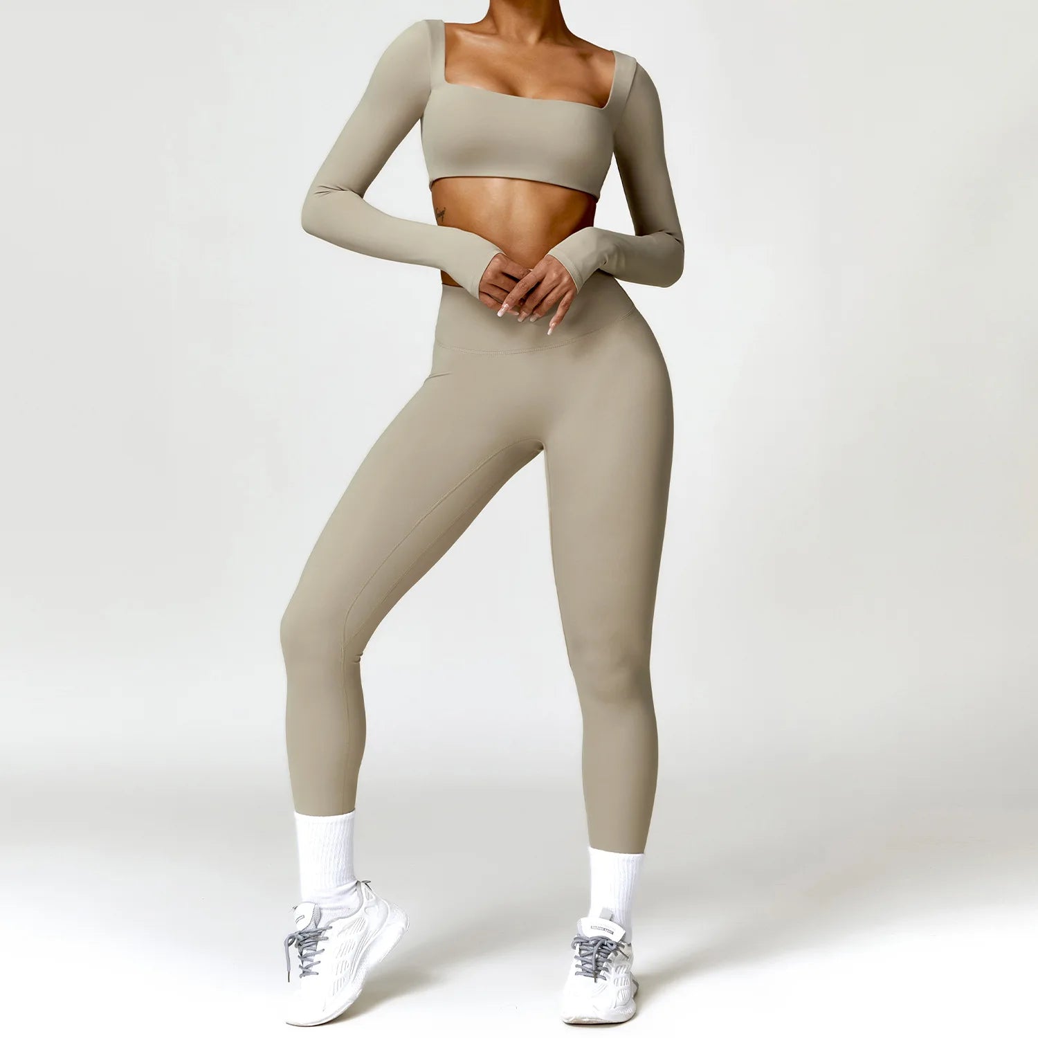 Women’s Long Sleeve Gym Set