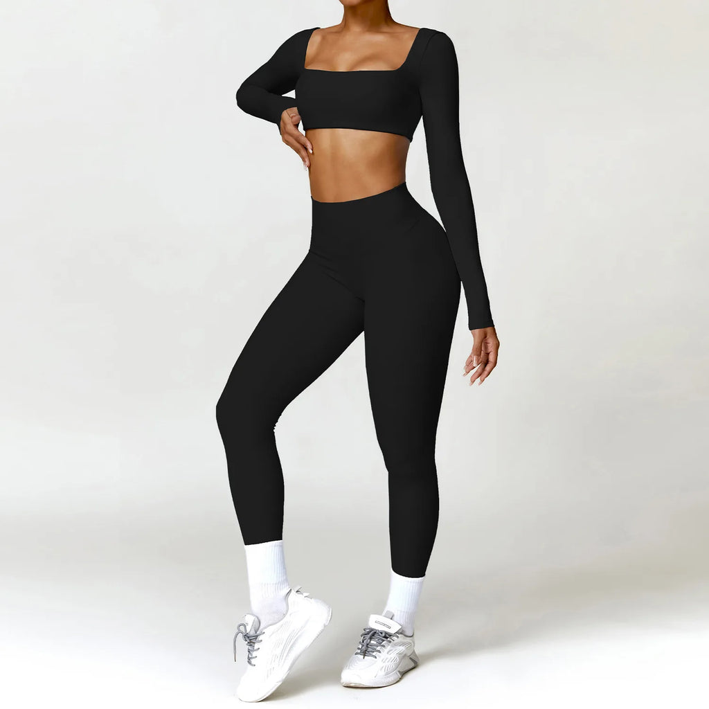 Women’s Long Sleeve Gym Set