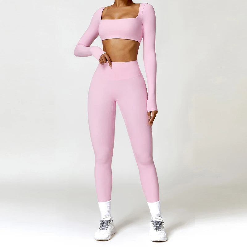 Women’s Long Sleeve Gym Set