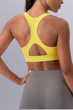 Crossover V-Neck Sports Bra