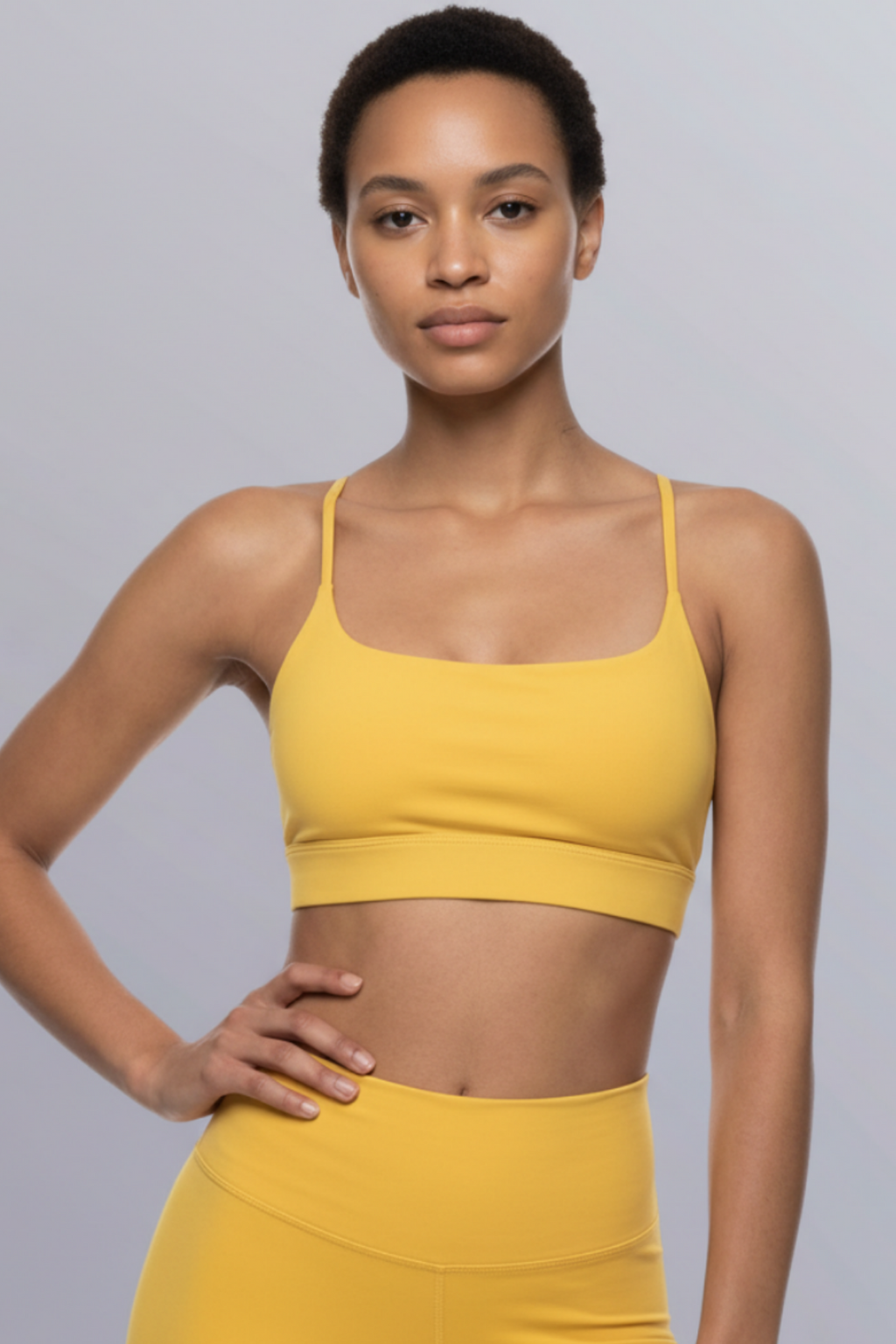 Strappy Criss Cross Yoga Sports Bra