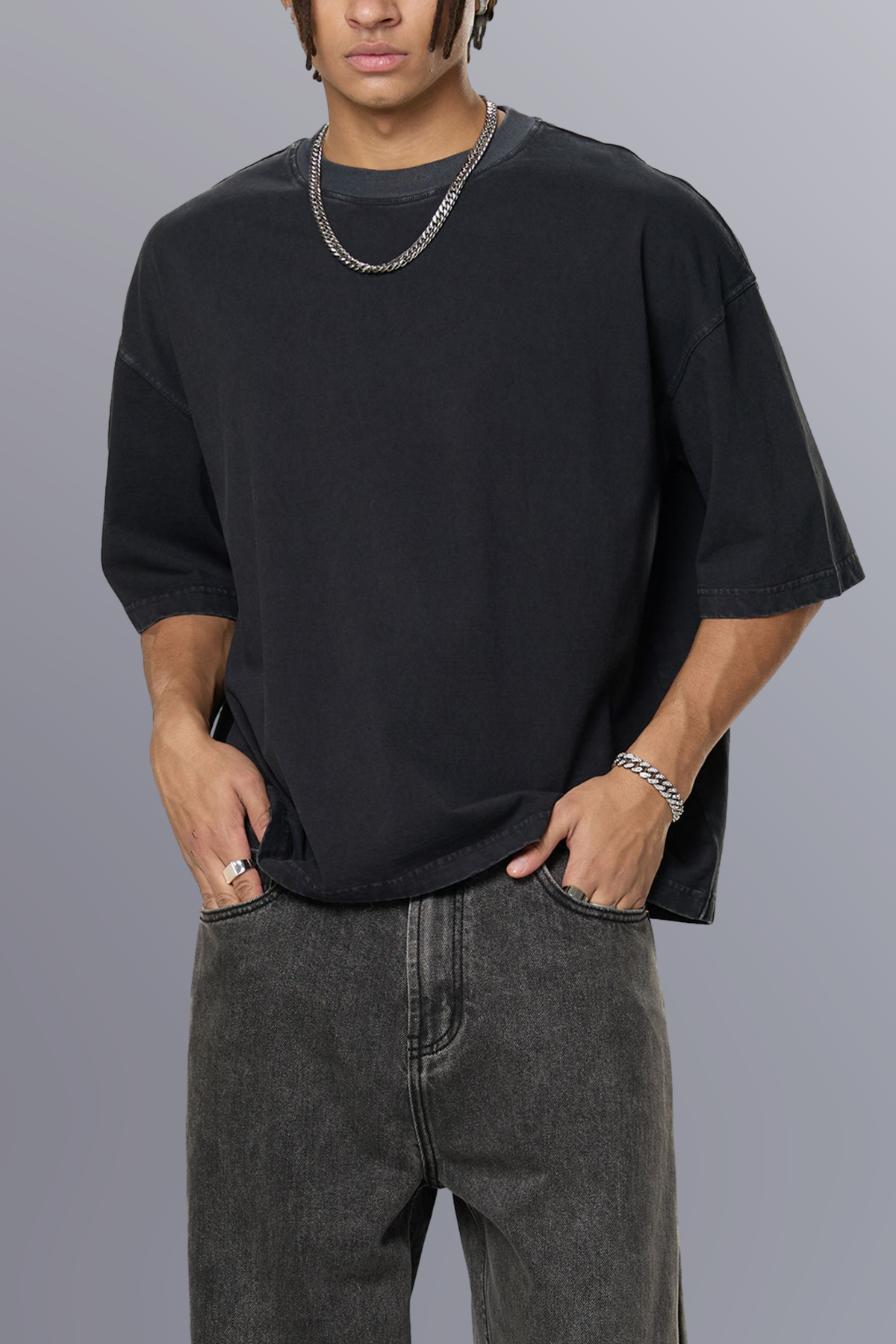 Boxy T-Shirt Vintage Washed