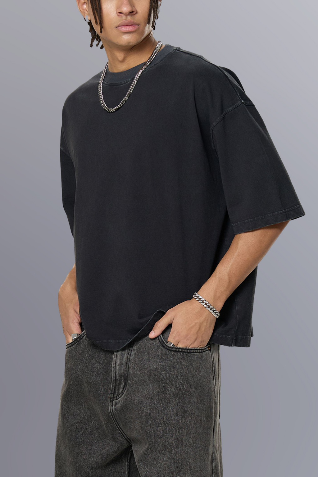 Boxy T-Shirt Vintage Washed