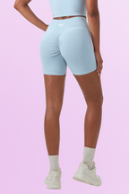 High-Waisted Blend Biker Shorts