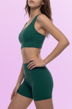 Strappy Criss-Cross Halo Sports Bra