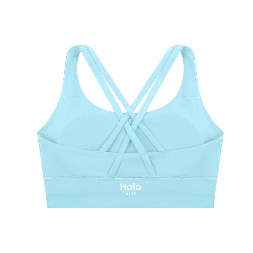 Strappy Criss-Cross Halo Sports Bra