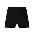 High-Waisted Pocket Halo Biker Shorts