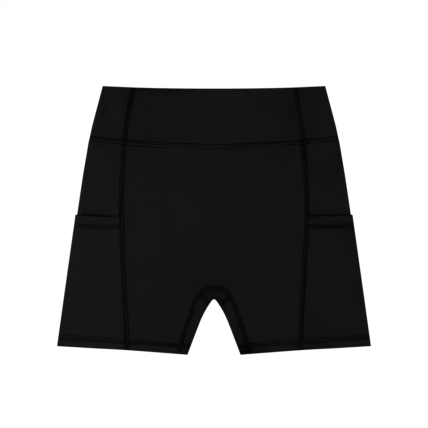 High-Waisted Pocket Halo Biker Shorts