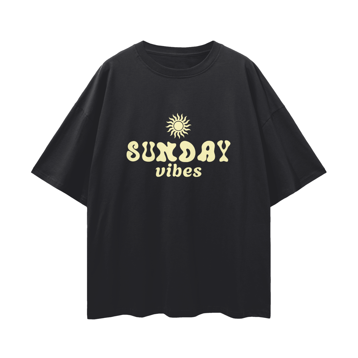 Sundayy Vibes Drop Shoulder T-Shirt