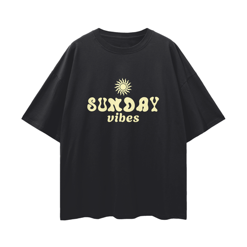 Sundayy Vibes Drop Shoulder T-Shirt
