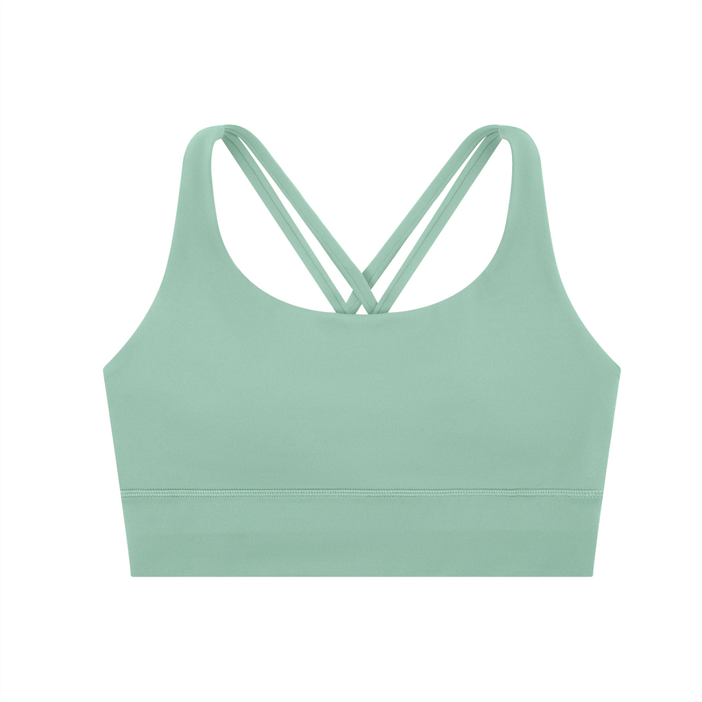 Strappy Criss-Cross Halo Sports Bra