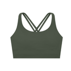 Strappy Criss-Cross Halo Sports Bra