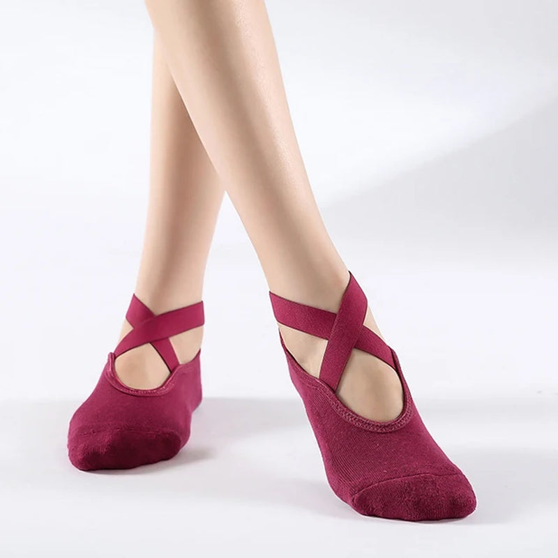 Non-Slip Ballet Yoga Socks Cotton