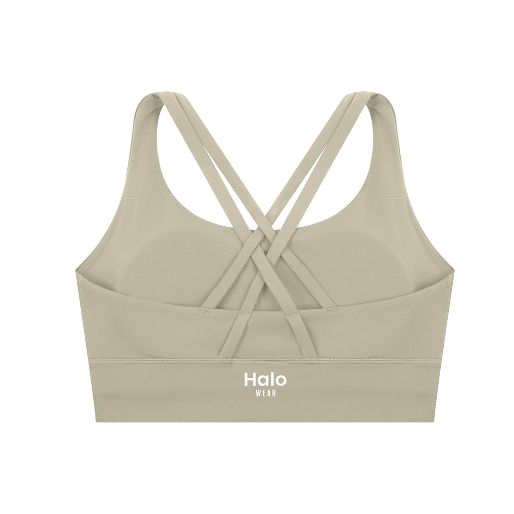 Strappy Criss-Cross Halo Sports Bra