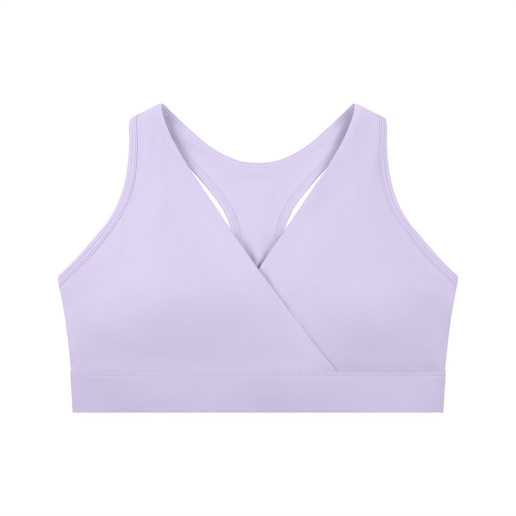 Crossover V-Neck Sports Bra