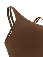 Strappy Criss-Cross Halo Sports Bra