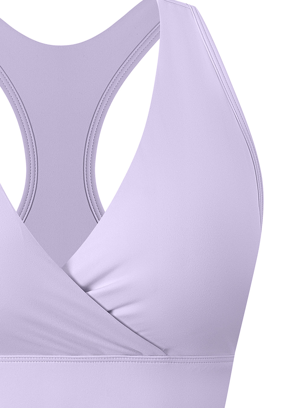 Crossover V-Neck Sports Bra